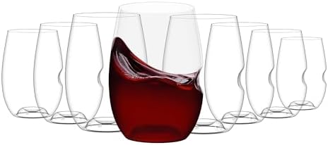 GOVINO Unbreakable Plastic Wine Glasses - Stemless Shatterproof Tritan Glassware, Fancy Cups That Look Like Glass, 16oz, Set of 4