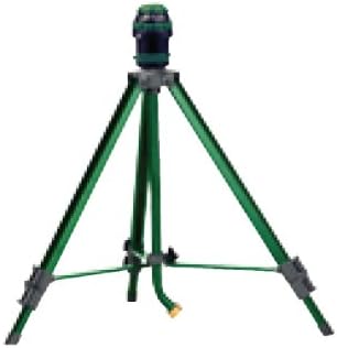 1-Pack Orbit H2O-Six Gear Drive Yard Sprinkler on Tripod, Green Lawn Watering
