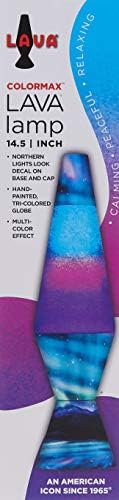 Lamp 2160 LVA2160 Colormax Northern Lights, 14.5-inches, Glitter with Clear Liquid and Decal Base