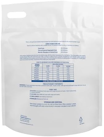 Pool Mate 8-Pounds Premium Calcium Hardness Increaser for Pools | Calcium Up, 100% Calcium Chloride, 8 ounces raises calcium hardness level 10 ppm per 5,000 gallons of water