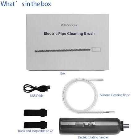 CPAP Cleaning Kit, Electric CPAP Cleaner for Hose and Mask, Silicone Brush Cleaner, Compatible with 22mm and 15mm Hose