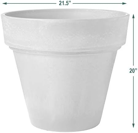PSW OT55C Arcadia Garden Products Traditional Pot, 21.5 by 20-Inch, Chocolate