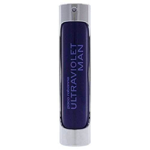 Paco Rabanne Ultraviolet Perfume For Men - Woody Oriental Fragrance - Opens With Notes Of Mint And Spicies - Blended With Amber And Vetiver - Long Lasting Scent - Eau De Toilette Spray - 3.4 Oz