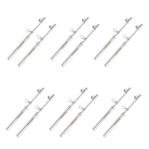 GODESON Dual Head Tire Pressure Gauge,Heavy Duty Tire Pressure Gauge Range 10-150PSI; 1-10Bar,Dual Head Truck Air Pressure Gauge (Pack of 2)