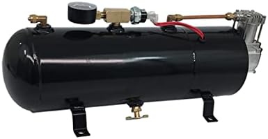MPC 4 Trumpet Train Air Horn Kit - Fits Almost Any Vehicle: Truck, Car, Jeep, SUV. Includes Four Chrome Trumpets with All-In-One Air System: 110 PSI
