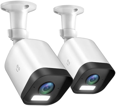 Geeni Hawk 3 4MP Smart Outdoor Security Camera – 2K Ultra HD WiFi Surveillance Camera with Color Night Vision, 30m Long Range, 2-Way Audio, Motion Detection & IP65 Weatherproof