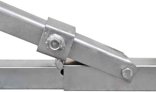 vidaXL Boat Trailer Bottom Support Bracket with Keel Rollers