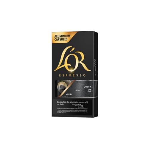 L'OR Espresso Capsules, Dark Roast, Onyx, 10 Capsules