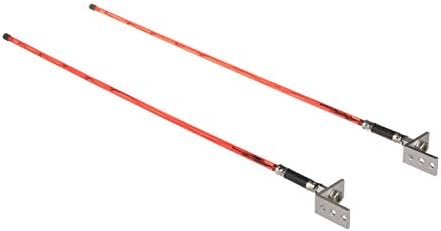 Attwood 14066-7 Trailer Guide Lights, Aid in Trailer Backing, Waterproof Red LED Lights, 51 Inches L x ¼-Inch Diameter