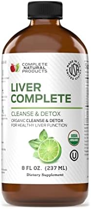 CNP | Liver Complete Liquid 8oz - Milk Thistle Chanca Piedra Detox Aid | Organic liver cleanse liquid with milk thistle, dandelion and chanca piedra for detox support and easy absorbing herbal aid