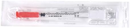 Brandzig U-40 Pet Insulin Syringes 29G 1/2cc, 1/2" 100-Pack
