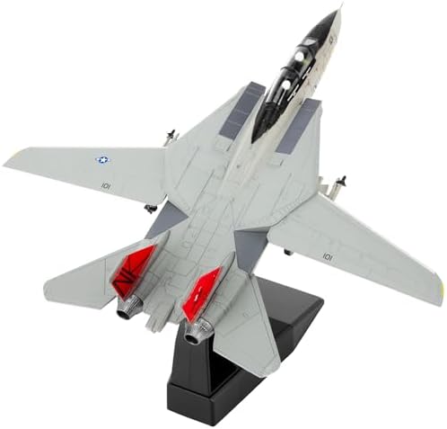 Sky Trek 1/100 Fighter Jet Model Tomcat F14 VF-31 diecast Military Airplanes Aircraft kit for Collection and Gift
