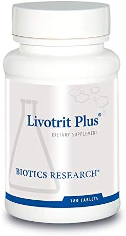 Biotics Research Livotrit Plus Liver Cleanse and Detox Support Supplement Natural Non GMO Herbal Blend with Milk Thistle 180 Tablets