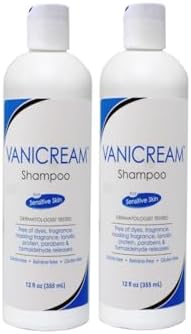 Vanicream Shampoo for Sensitive Skin, Dermatologist Tested, Free of Dyes, Fragrance, Parabens and Formaldehyde Releasers, Sulfate-Free, 12 fl oz (Pack of 3)