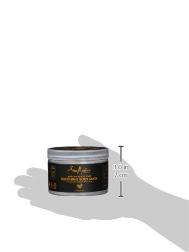 Shea Moisture African Black Soap Soothing Body Mask, 12 Ounce