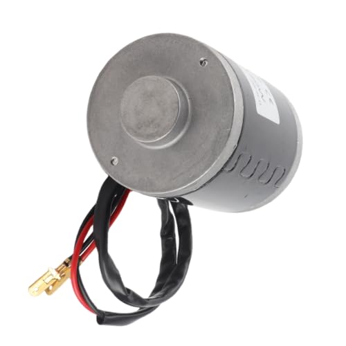 Electric Brushed Motor, 12V 120W High-Speed Compact Permanent Magnet DC Gear Motor with Belt Pulley for Electric Scooters E-Bikes Robotics UAVs
