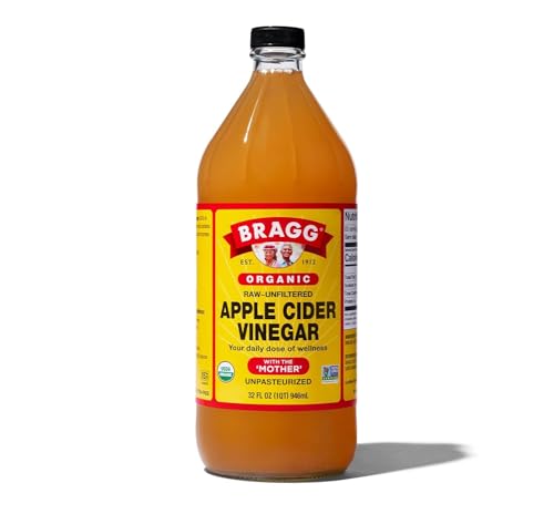 Bragg Organic Raw Apple Cider Vinegar, 32 Ounce - 1 Pack | Raw and Unfiltered