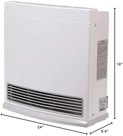 Rinnai FC824P Ventless Propane Heater with Programmable Thermostat | Energy Efficient Space Heater, Wall Mounted, Indoor Use, Easy Installation
