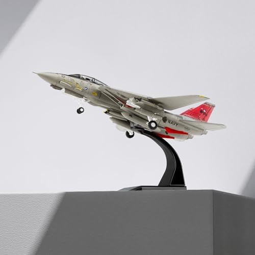 Sky Trek 1/100 Fighter Jet Model Tomcat F14 VF-31 diecast Military Airplanes Aircraft kit for Collection and Gift