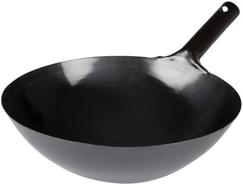 Winco 13 3/4" Stainless Steel Wok Cover | Great for Covered Cooking, Heat Retention, Stir Fry and Kitchen Prep