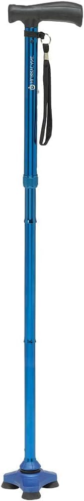HurryCane Freedom Edition Foldable Walking Cane with T Handle