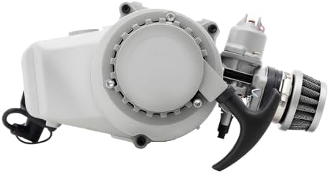 49CC 2-Stroke Air-Cooled Engine Motor | 7000RPM Gasoline Engine with Single Cylinder, CVT Gearbox, for Pocket Bike Mini Dirt Beach Bike ATV Scooter