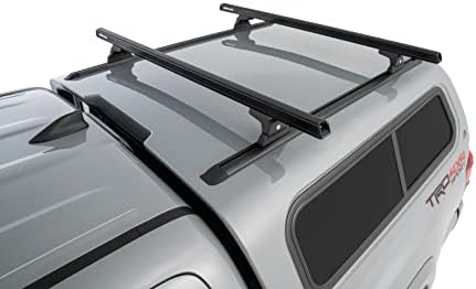 Rhino Rack Cap/Topper/Canopy Complete Roof Rack Kit with Quick Release Legs, Bars, Some Kits Included 65" Tracks