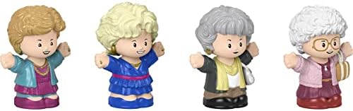 Little People Collector The Golden Girls TV Show Special Edition Set for Adults & Fans, 4 Figures in Display Package