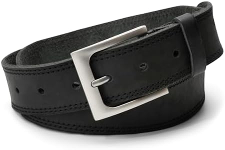 Hide & Drink Rugged Full Grain Leather Belt - Durable Men's Belt for Jeans, Western, Casual & Dress, Mens Belts for Men