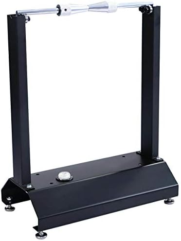 Goplus Motorcycle Bike Wheel Balancer, Rim Tire Balancing Spin Static Truing Stand w/Adjustable Centering Cones, Tire Balancer (16”×8.6”×20”)