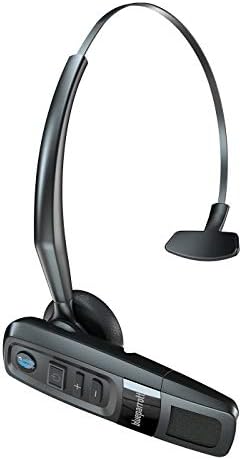 BlueParrott C300-XT MS Noise Cancelling Bluetooth Headset–Hands-Free Wireless Headset Programmed with Access to Microsoft Teams Walkie Talkie