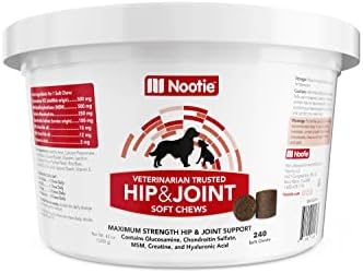 Nootie Maximum Strength Hip & Joint Soft Chews for Dogs - 120 Count