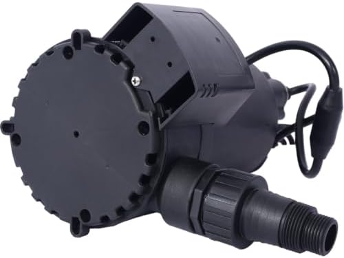 Pool Cover Pump, 1/4 HP 1850GPH Automatic Submersible Water Pump, 120V Swimming Pool Drain Pump with Auto On/Off Sensor