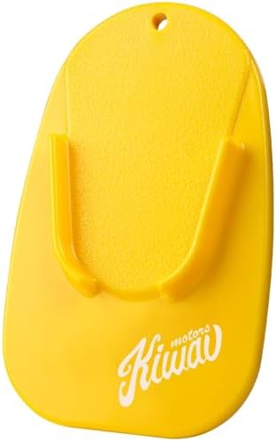 KiWAV Motorcycle Kickstand Pad Plate Support Accessory - Black - Soft Ground, Grass, Hot Pavement, Outdoor Parking, Anti Sinking