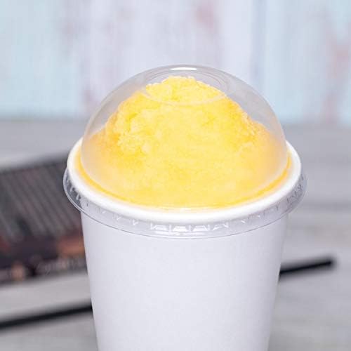 Karat C-KCDL90 90mm PET Dome Lid, Fits 12 oz - 22 oz Paper Cold Cups (Pack of 1000)