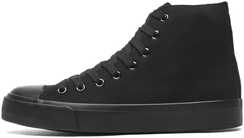 Womens Canvas Sneakers High Top Lace ups Casual Walking Shoes