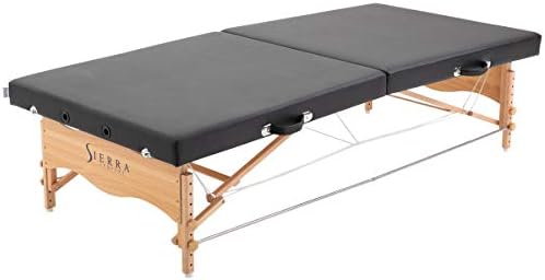 Sierra Comfort Low-Level Portable Massage Table, SC-1004 (Black)