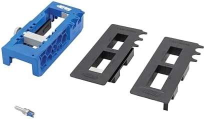 Kreg Door Hinge Routing Jig - Adjustable Jig with Router Bit Depth Guide for Precise Mortises - Professional Door Hinge Installation Tool for