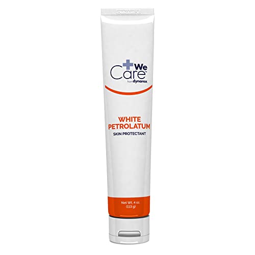Dynarex 45 White Petroleum Flip Top Tube, Each 4 Ounce 1 Count