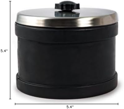 Replacement Rock Tumbler Barrel for National Geographic Tumblers | 2 Lb. Capacity, Leak-Proof Lid, Replacement Parts