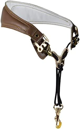 adorence Leather Saxophone Neck Strap for Alto & Tenor Saxophone - Red