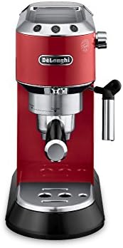 De'Longhi Dedica Espresso Machine, 15-Bar Pump, Frother, Stainless Steel | #1 Worldwide Espresso Machine Maker, Rapid Heat-Up, Frother, Compact Design, Easy to Clean