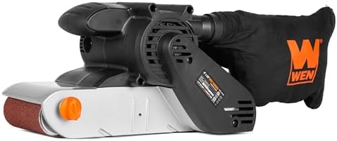 WEN 6321 7-Amp 3 in. x 21 in. Corded Belt Sander with Dust Bag , Black