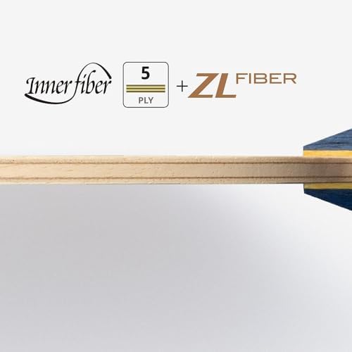 Butterfly Innershield Layer ZLF Blade - ZL Fiber Blade - Professional Butterfly Table Tennis Blade - Available in FL and ST Shakehand Handle Styles - Made in Japan