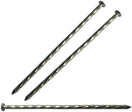 9 Pack 8 Inch Galvanized Tent Spikes,Metal Edging Spikes Landscape