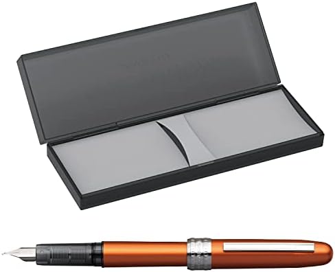 Platinum Fountain Pen, Plaisir Fine Nib, Nova-Orange (Pgb-1000#25-F)