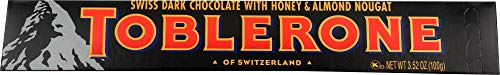Toblerone Dark Chocolate Bar Candy, 3.52 Ounce -- 80 per case.