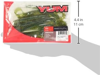 YUM Ribbontail Worm Curly-Tail Swim-Bait Bass Fishing Lure