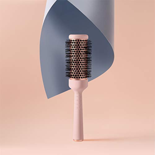 Magic Curling Round Brush (1 Inch) - Non-electronic, Self-Standing Round Brush, Great Blowout, Ceramic Coated Barrel, Quick Styling