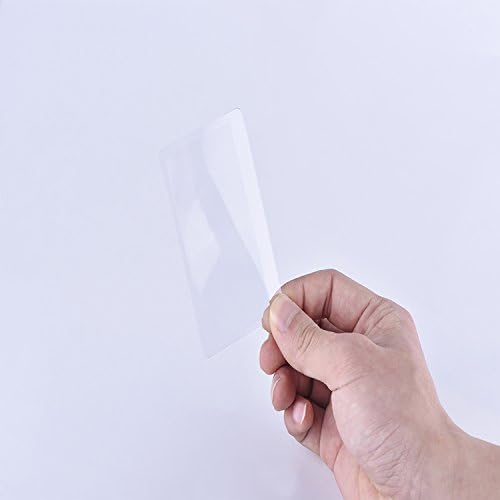 Outus 4 Pack Wallet Magnifier Cards Credit Card Magnifying Glass Fresnel Lens